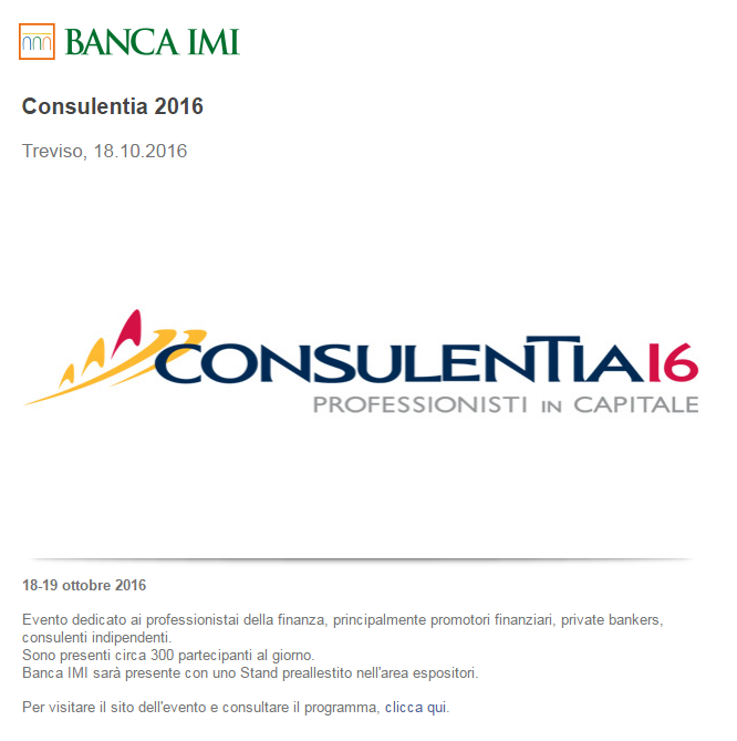 ripresa di ConsulenTia2016 sul sito Banca IMI